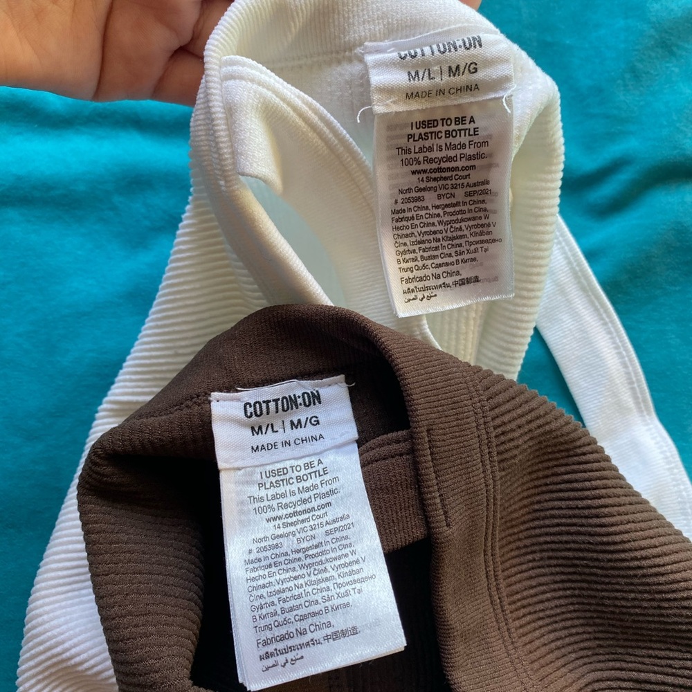 Cotton On Ribbed Tank Tops - Picture 3 of 4